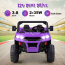 12V Electric Vehicle Dump Truck with Remote Control, Dump Bed and Extra Shovel OLAKIDS