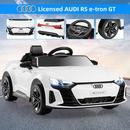 OLAKIDS 12V Kids Ride On Car, Licensed Audi RS e-tron GT Electric Vehicle with Remote Control OLAKIDS