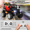 OLAKIDS Kids Ride on Car Truck with Remote Control,12V Battery Powered Electric Cars for Kids w/3 Speeds OLAKIDS