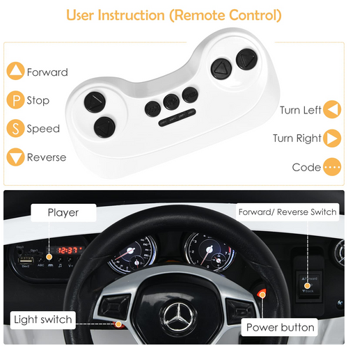 12V Electric Kids Ride On Carr with Remote Control OLAKIDS