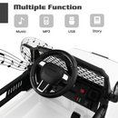 12V Electric Vehicle Car with Remote Control, Toddlers Battery Powered Toy with 2 Speeds, Spring Suspension OLAKIDS