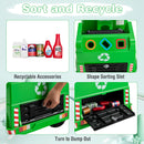 OLAKIDS Ride on Car, 6V Recycling Garbage Truck Electric Vehicle with Music, Horn, Warning Lights