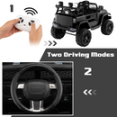 12V Electric Vehicle Car with Remote Control, Toddlers Battery Powered Toy with 2 Speeds, Spring Suspension OLAKIDS