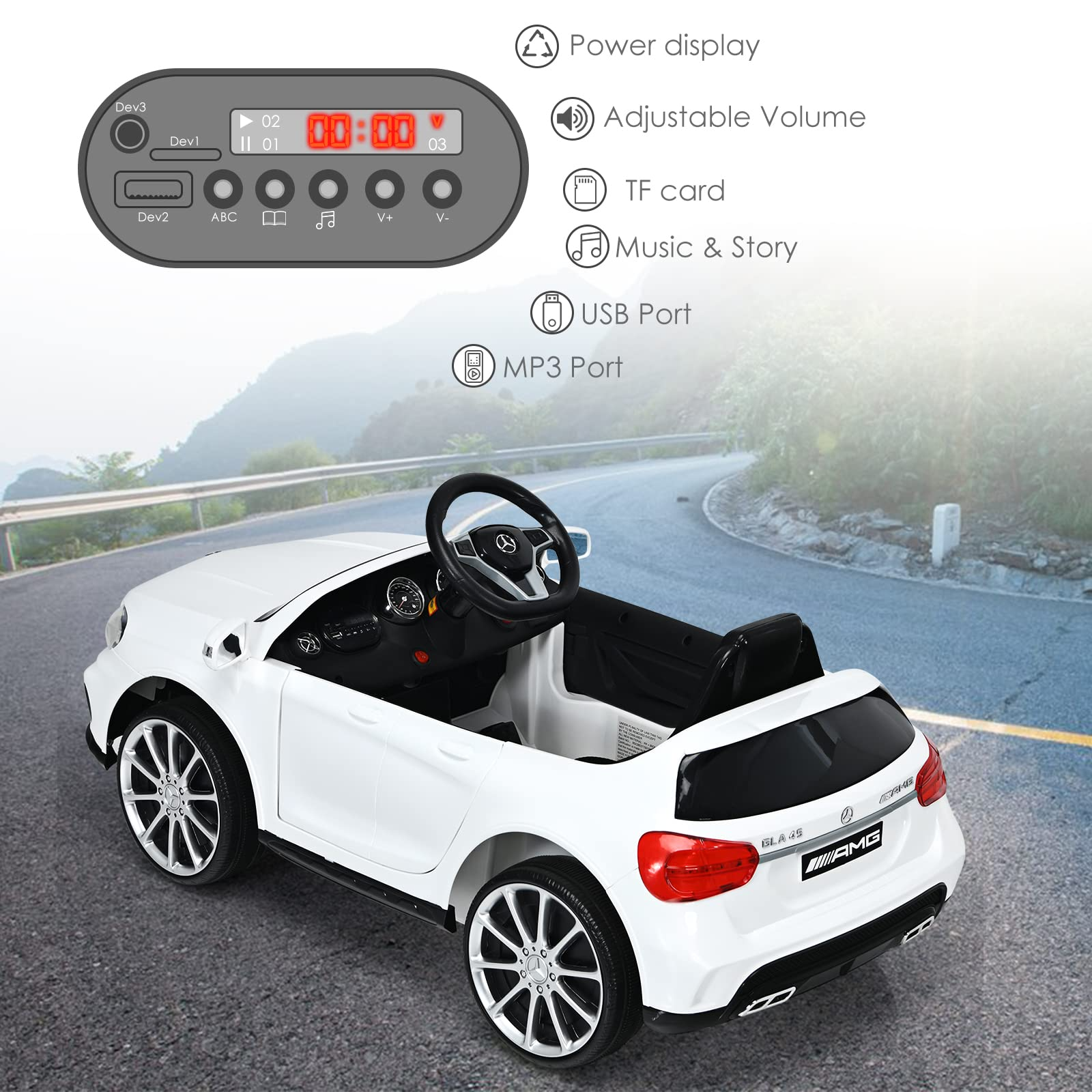 12V Electric Kids Ride On Carr with Remote Control OLAKIDS