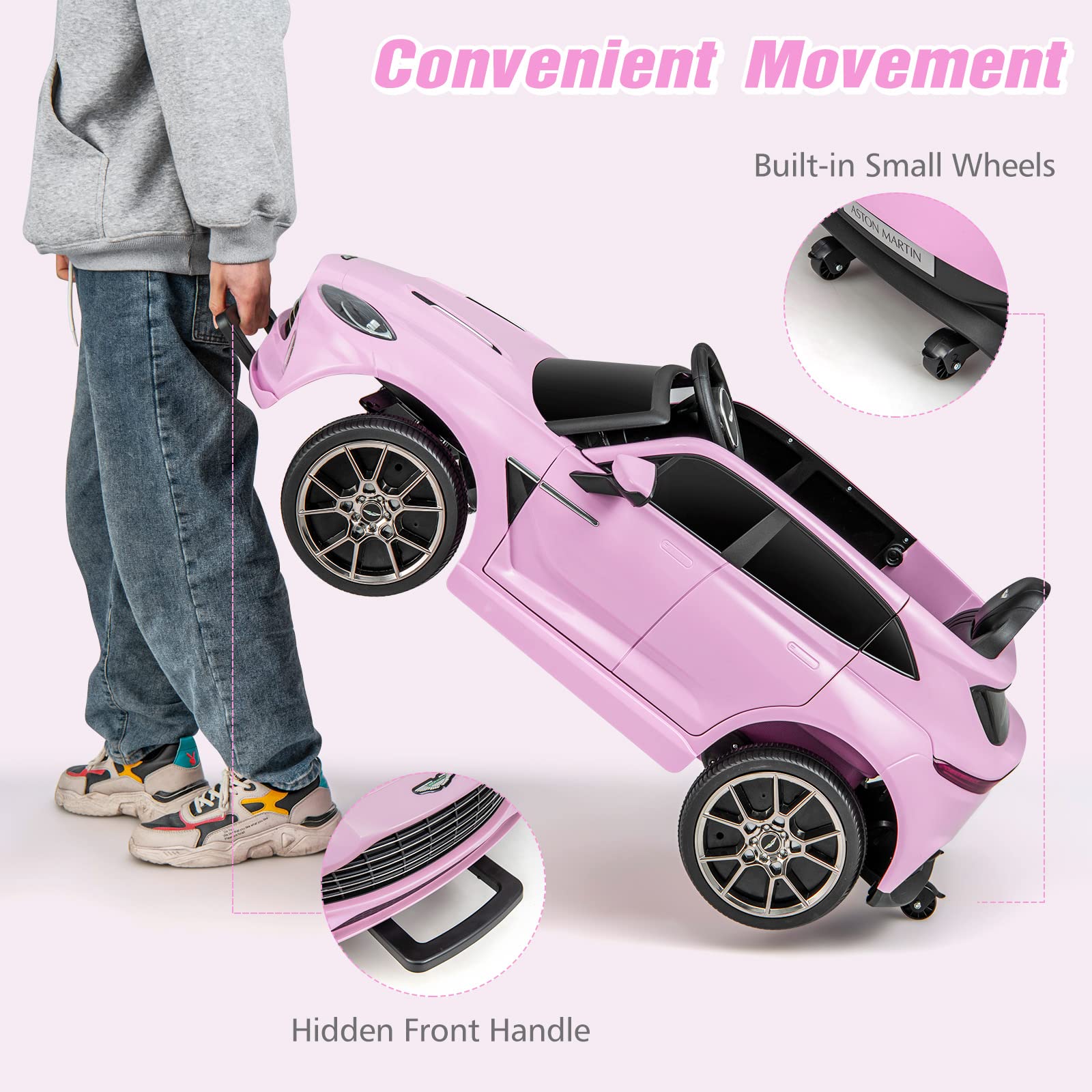 OLAKIDS Kids Ride on Car, 12V Electric Vehicle with Remote Control