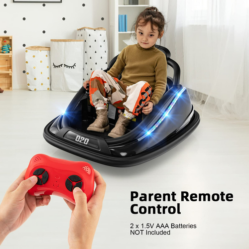 OLAKIDS Bumper Car for Toddlers, 12V Kids Electric Ride on Toy with Remote Control OLAKIDS