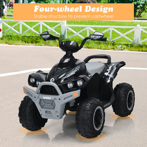 OLAKIDS Ride On ATV, 12V 4 Wheeler Battery Powered Toy Car for Toddlers OLAKIDS