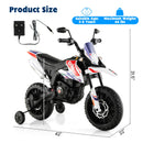 OLAKIDS Kids Motorcycle 12V, Electric Ride-on Motorbike for Toddlers with Training Wheels