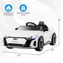 OLAKIDS 12V Kids Ride On Car, Licensed Audi RS e-tron GT Electric Vehicle with Remote Control OLAKIDS