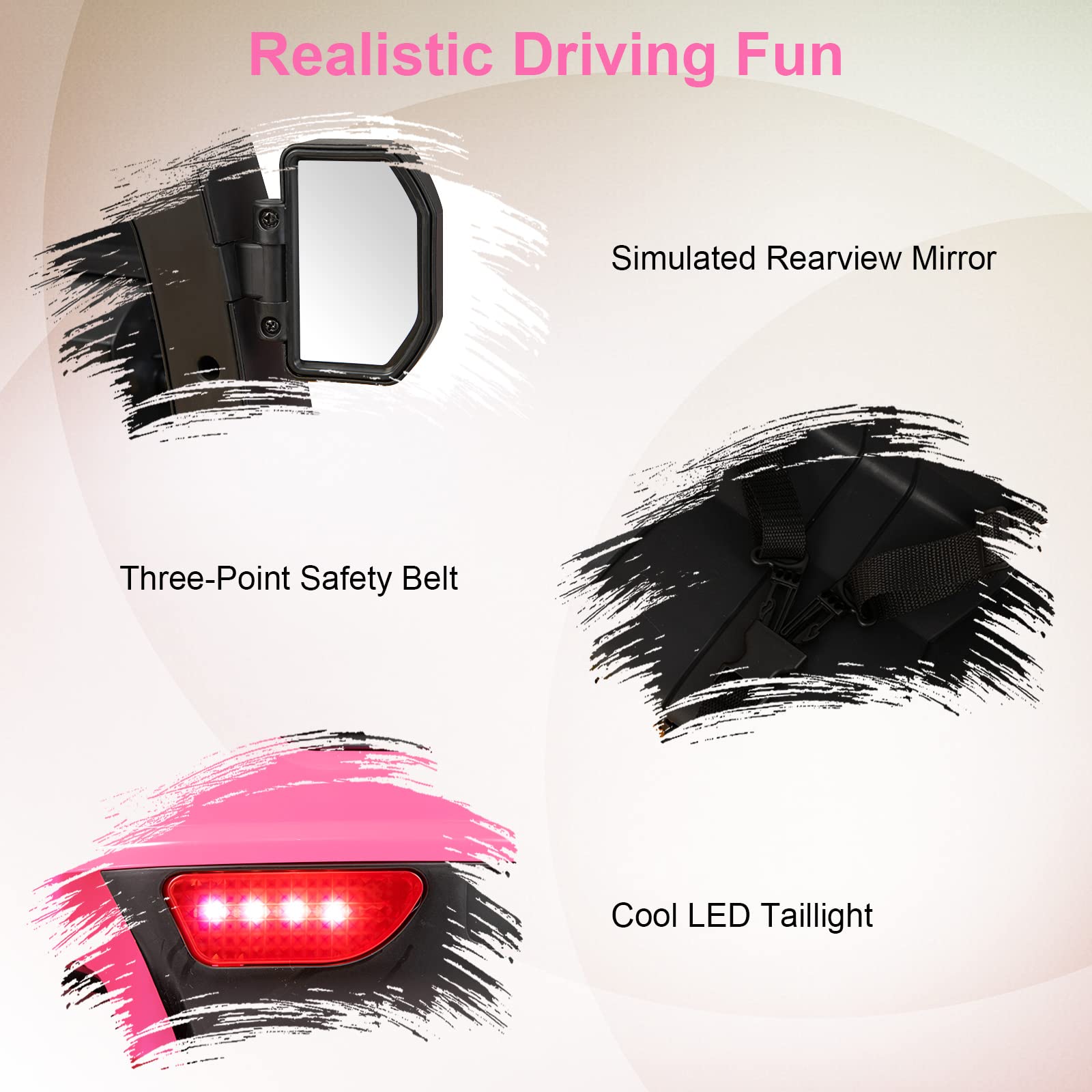 OLAKIDS Ride on Forklift, 12V Kids Electric Vehicle Construction Truck with Remote Control, Liftable Fork and Pallet