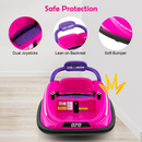 OLAKIDS Bumper Car for Toddlers, 12V Kids Electric Ride on Toy with Remote Control OLAKIDS