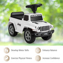 OLAKIDS Kids Ride on Push Car, Licensed Jeep Foot-to-Floor Sliding Toddler Toy with Engine Sound