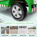 OLAKIDS Ride on Car, 6V Recycling Garbage Truck Electric Vehicle with Music, Horn, Warning Lights