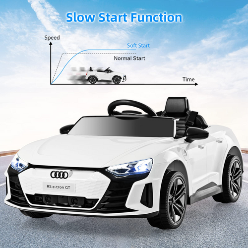 OLAKIDS 12V Kids Ride On Car, Licensed Audi RS e-tron GT Electric Vehicle with Remote Control OLAKIDS