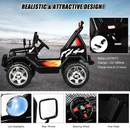 OLAKIDS Kids Ride on Car Truck with Remote Control,12V Battery Powered Electric Cars for Kids w/3 Speeds OLAKIDS