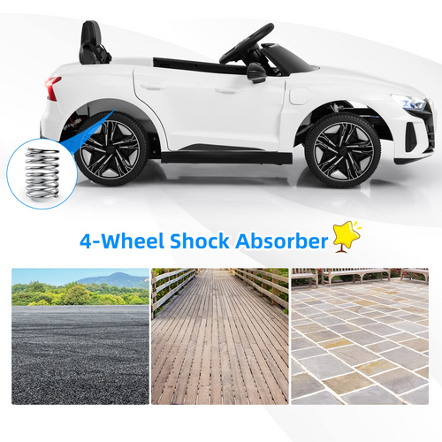 OLAKIDS 12V Kids Ride On Car, Licensed Audi RS e-tron GT Electric Vehicle with Remote Control OLAKIDS